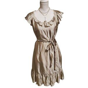 LOFT ann taylor flutter sleeves dress size 12